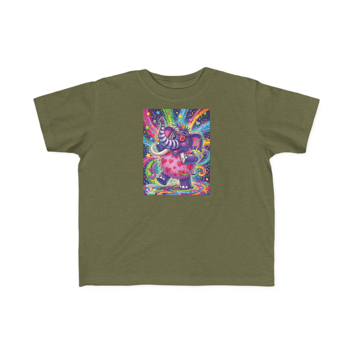 Piklez™ Toddler's Fine Jersey Tee – "Born to Celebrate!" Graphic Shirt | Smile Universe Collection