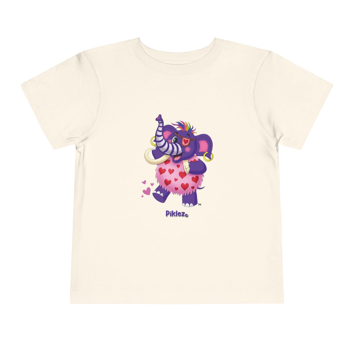 Piklez™ Toddler Short Sleeve Tee – "Full of Love!" Graphic Shirt | Smile Universe Collection