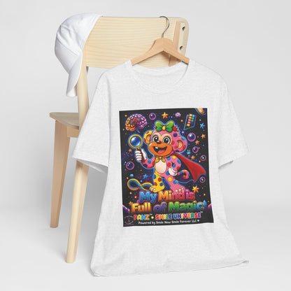 Panz™ Unisex Jersey Short Sleeve Tee – "My Mind is Full of Magic" Graphic | Smile Universe Collection