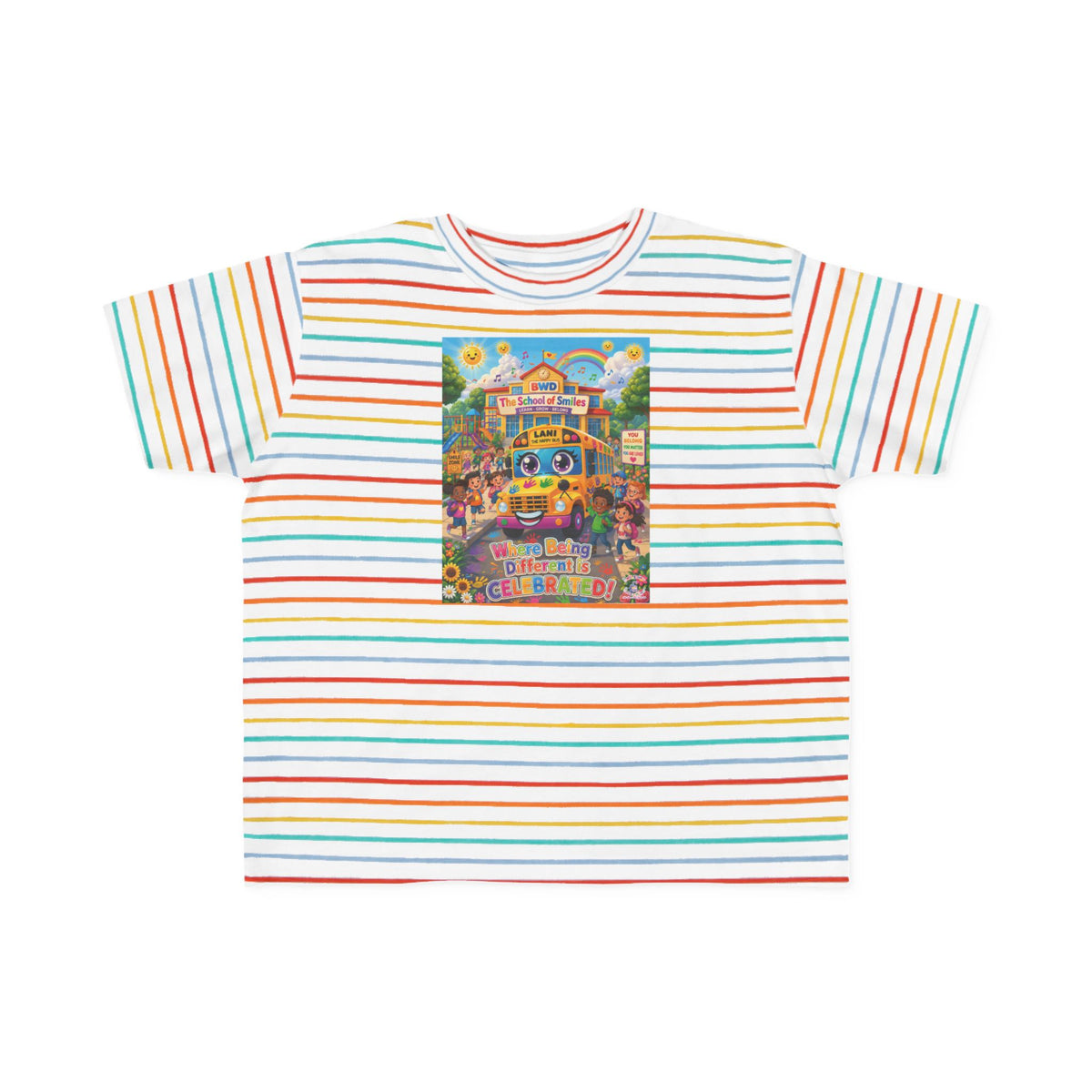 Lani™ Toddler's Fine Jersey Tee – "Where Being Different is CELEBRATED!" Graphic Shirt