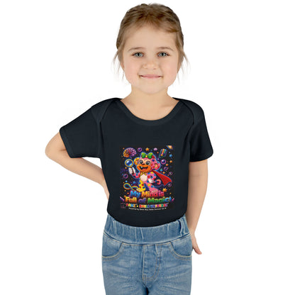 Panz™ Infant Baby Rib Bodysuit – "My Mind is Full of Magic" Graphic | Smile Universe Collection