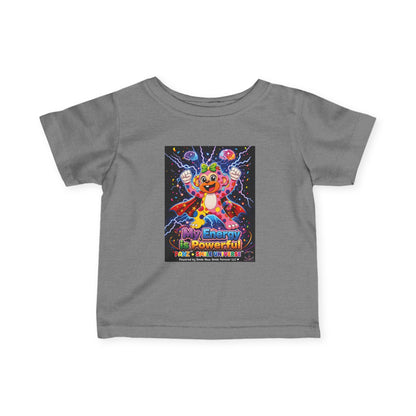 Panz™ Infant Fine Jersey Tee – "My Energy is Powerful" Graphic Tee | Smile Universe Collection