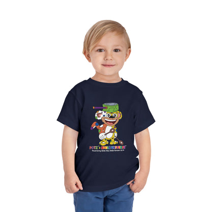 Potz™ Toddler Short Sleeve Tee – Playful Graphic Tee | Smile Universe Collection