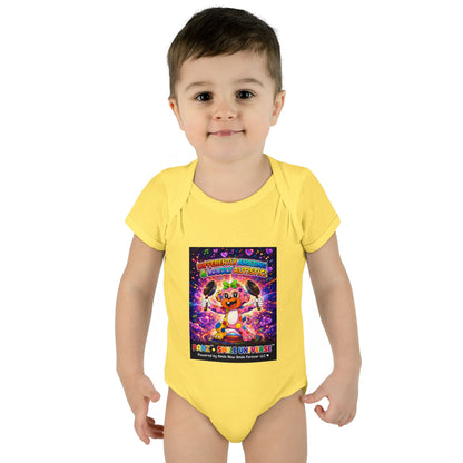 Panz™ Infant Baby Rib Bodysuit – "Differently Amazing & Loudly Autistic!" Graphic | Smile Universe Collection