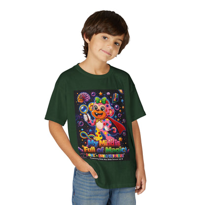 Panz™ Youth DryBlend® T-Shirt – "My Mind is Full of Magic" Graphic | Smile Universe Collection