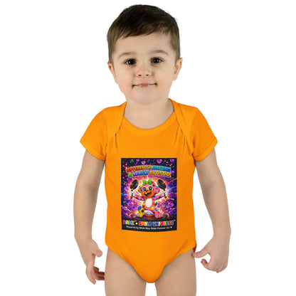 Panz™ Infant Baby Rib Bodysuit – "Differently Amazing & Loudly Autistic!" Graphic | Smile Universe Collection