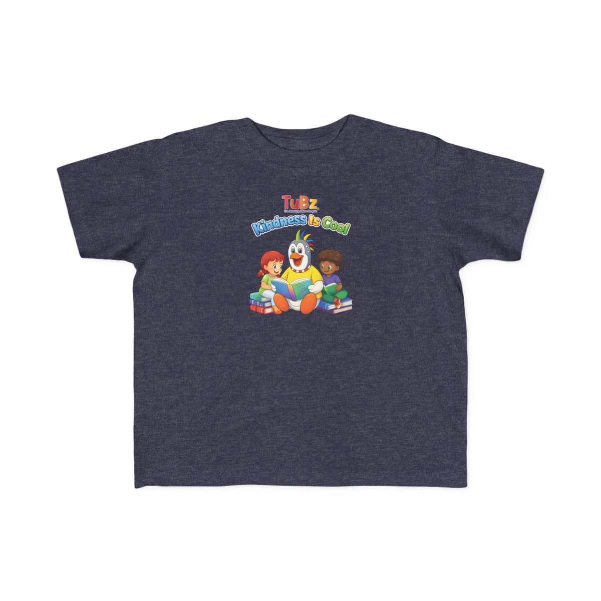 TuBz™ "Kindness Is Cool" Kids T-Shirt - Positive Message Graphic Tee | Smile Universe TuBz4Kidz