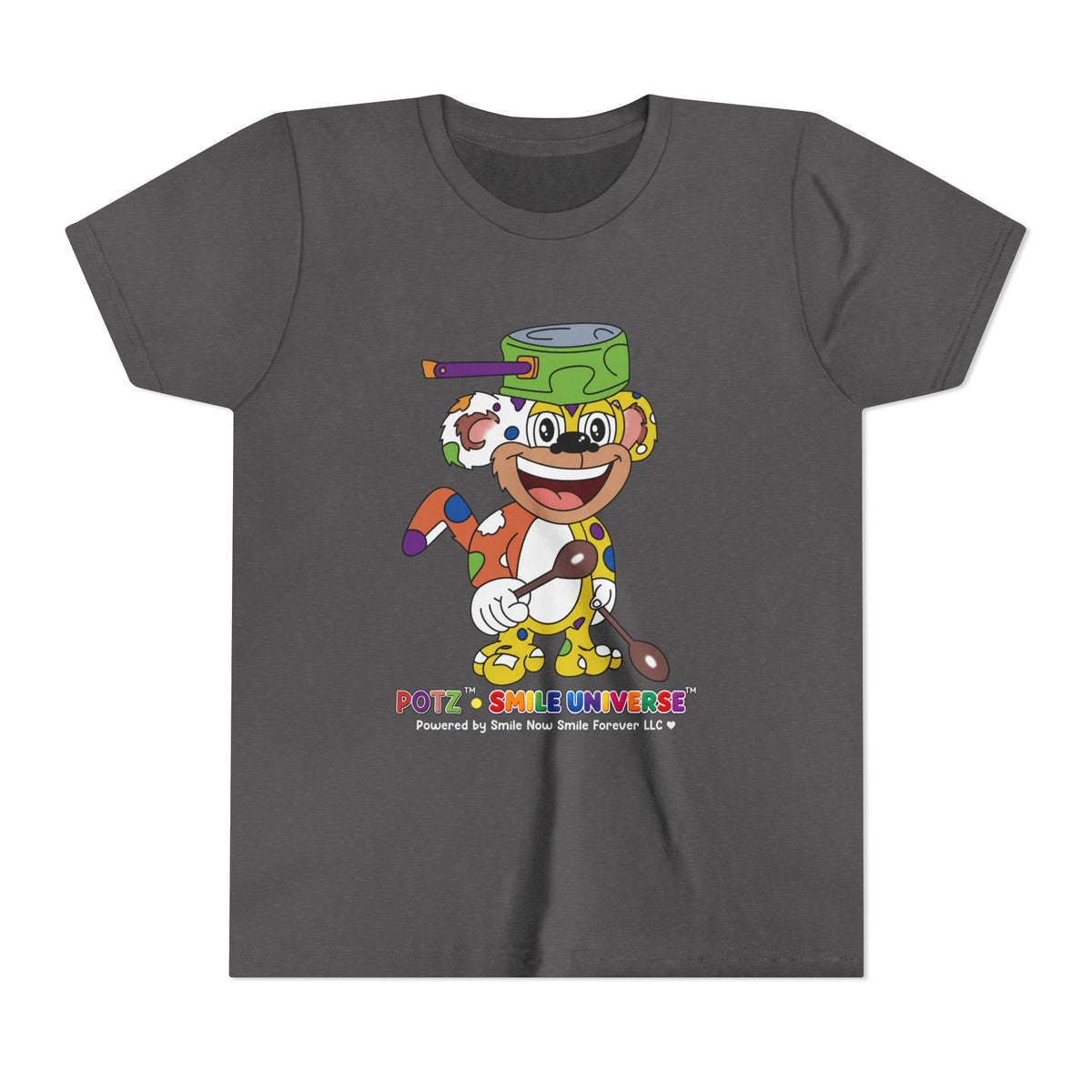 Potz™ Youth Short Sleeve Tee – Playful Graphic Tee | Smile Universe Collection