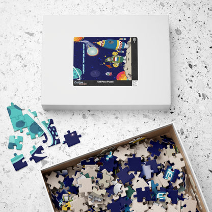 TuBz™ Puzzle (110, 252, 520 & 1014-piece) – "Houston, No Problem Here!" Graphic | Smile Universe Collection