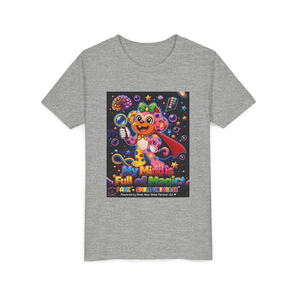 Panz™ Youth Short Sleeve Tee – "My Mind is Full of Magic" Graphic | Smile Universe Collection