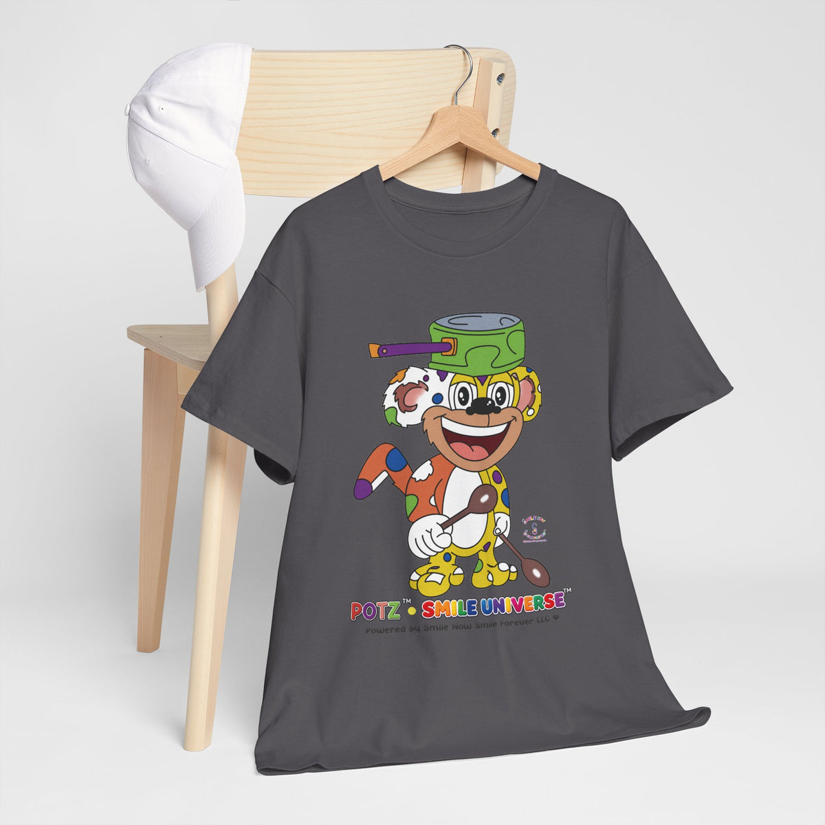 Potz™ Unisex Heavy Cotton™ Tee – Playful Graphic Tee | Smile Universe Collection