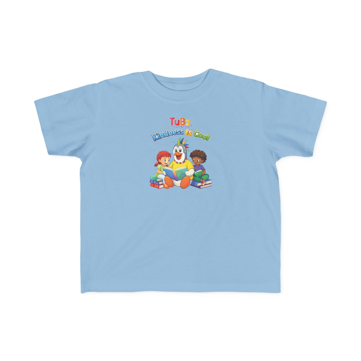 TuBz™ "Kindness Is Cool" Kids T-Shirt - Positive Message Graphic Tee | Smile Universe TuBz4Kidz
