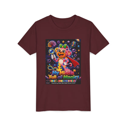 Panz™ Youth Short Sleeve Tee – "My Mind is Full of Magic" Graphic | Smile Universe Collection