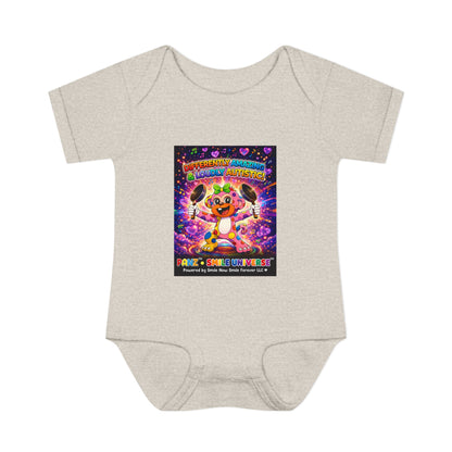 Panz™ Infant Baby Rib Bodysuit – "Differently Amazing & Loudly Autistic!" Graphic | Smile Universe Collection