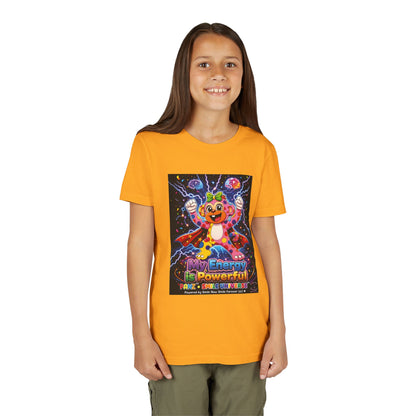 Panz™ Youth Short Sleeve Tee – "My Energy is Powerful" Graphic Tee | Smile Universe Collection