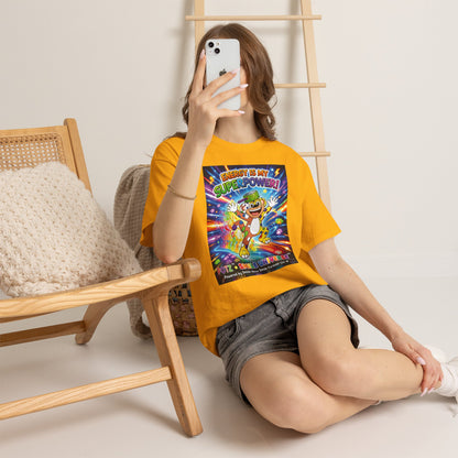 Potz™ Unisex Heavy Cotton™ Tee – "Energy is My Superpower!" Graphic Tee | Smile Universe Collection