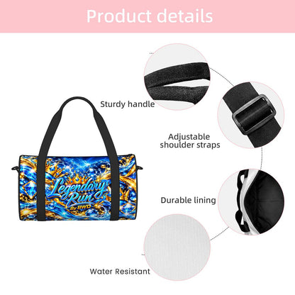 BWD Legendary Run™ AOP Mini Duffle Bag — Royal Blue