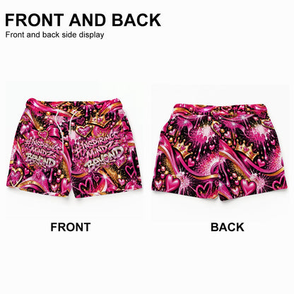 BWD “Inspiring Mindz Beyond™” Women’s All-Over Print Shorts