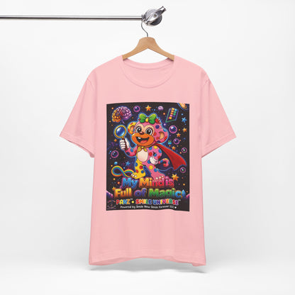 Panz™ Unisex Jersey Short Sleeve Tee – "My Mind is Full of Magic" Graphic | Smile Universe Collection