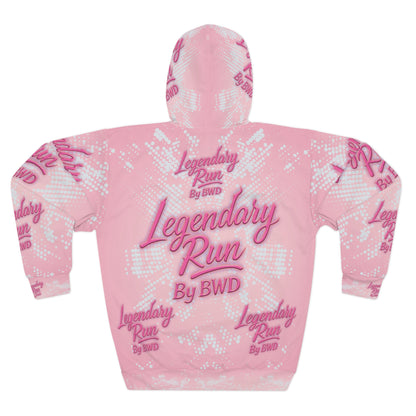 Legendary Run All-Over Print Hoodie — Pullover