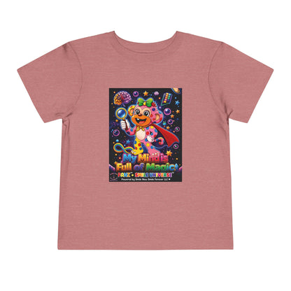 Panz™ Toddler Short Sleeve Tee – "My Mind is Full of Magic" Graphic | Smile Universe Collection