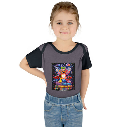 Panz™ Infant Baby Rib Bodysuit – "My Energy is Powerful" Graphic Onesie | Smile Universe Collection
