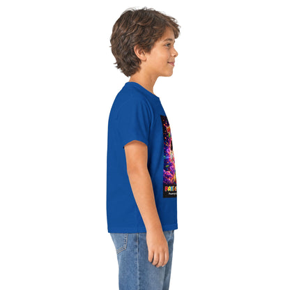 Panz™ Kids Softstyle Tee – "Differently Amazing & Loudly Autistic!" Graphic | Smile Universe Collection