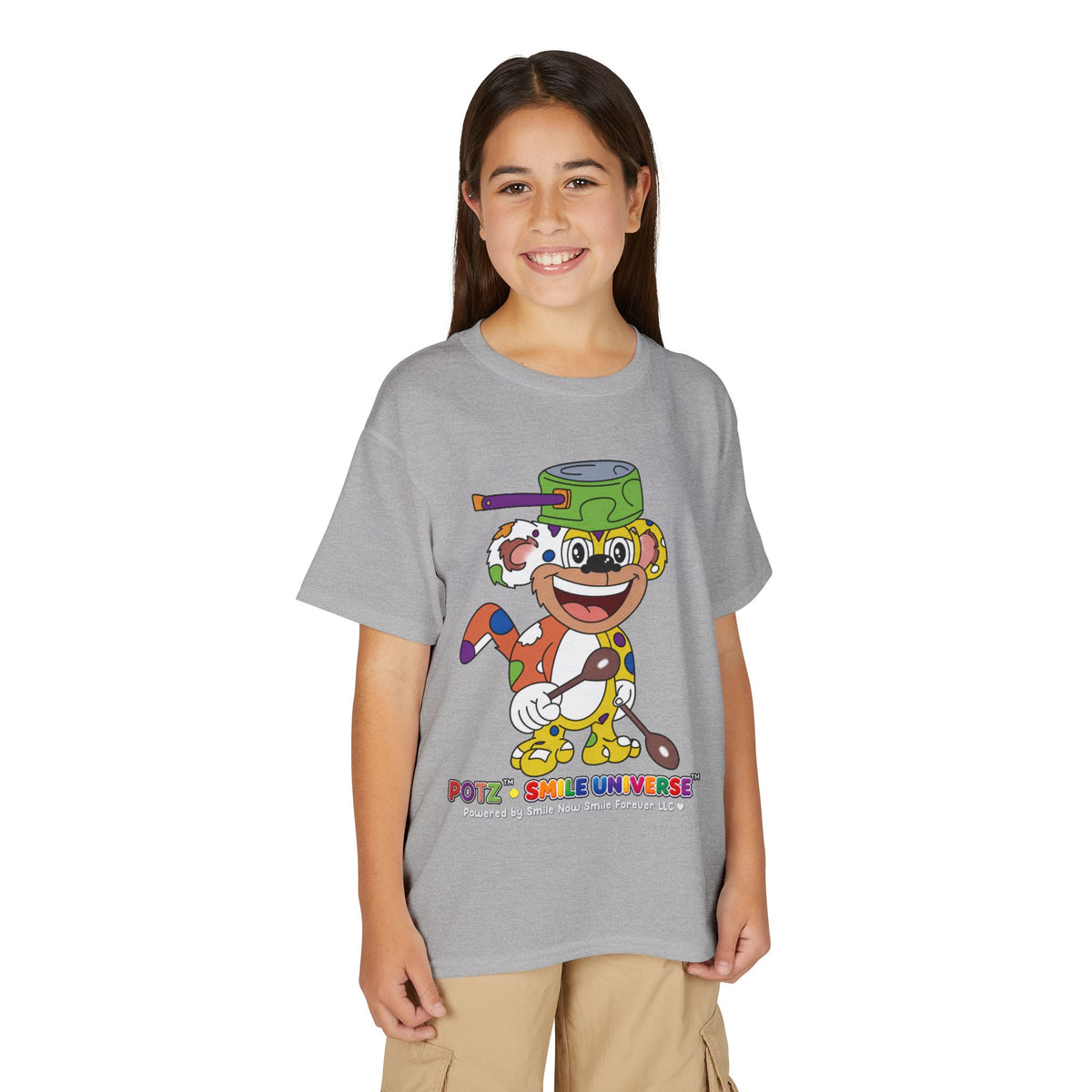 Potz™ Youth DryBlend® T-Shirt – Playful Graphic Tee | Smile Universe Collection