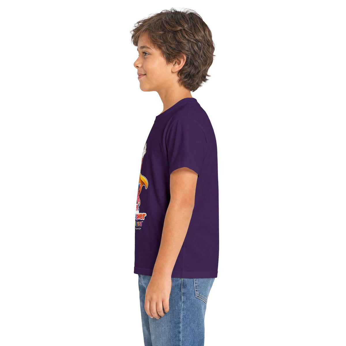 Panz™ Kids Softstyle Tee – "Different is My Superpower" Graphic | Smile Universe