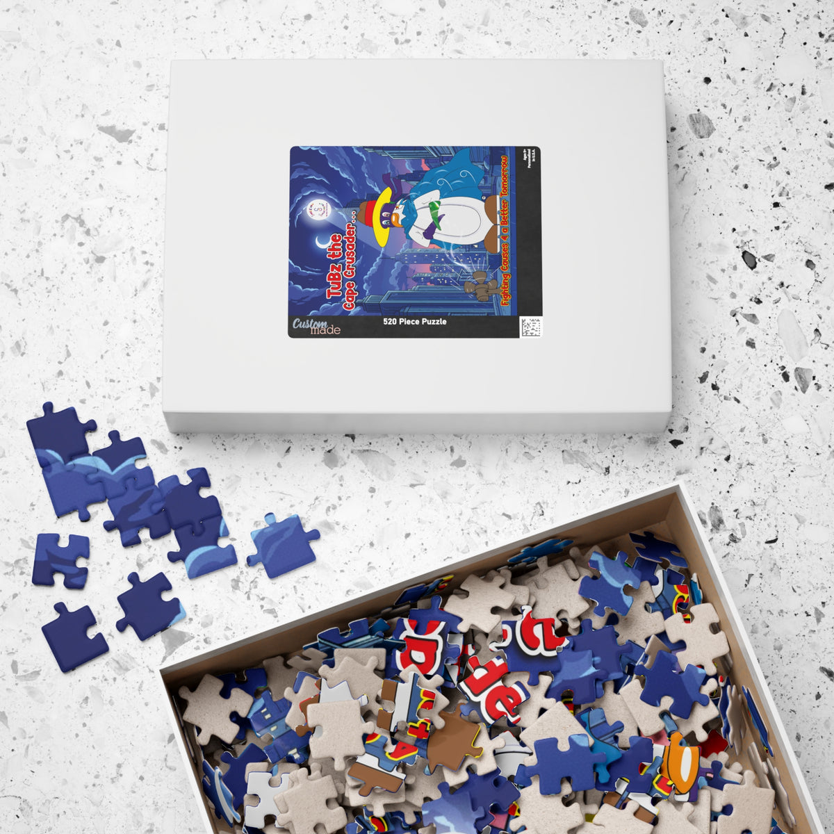 TuBz™ Puzzle (110, 252, 520-piece) – "Fighting Causes 4 a Better Tomorrow" Graphic | Smile Universe Collection