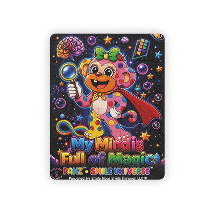 Panz™ Kids' Puzzle, 30-Piece – "My Mind is Full of Magic" Graphic | Smile Universe Collection