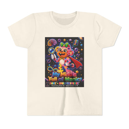Panz™ Youth Short Sleeve Tee – "My Mind is Full of Magic" Graphic | Smile Universe Collection
