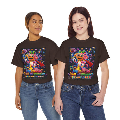 Panz™ Unisex Heavy Cotton™ Tee – "My Mind is Full of Magic" Graphic | Smile Universe Collection