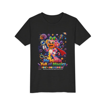 Panz™ Youth Short Sleeve Tee – "My Mind is Full of Magic" Graphic | Smile Universe Collection