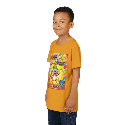 Potz™ Youth Short Sleeve Tee – "My ADHD Brain is Full of Brilliant Ideas!" Graphic Tee | Smile Universe Collection