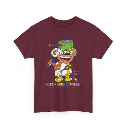Potz™ Unisex Heavy Cotton™ Tee – Playful Graphic Tee | Smile Universe Collection