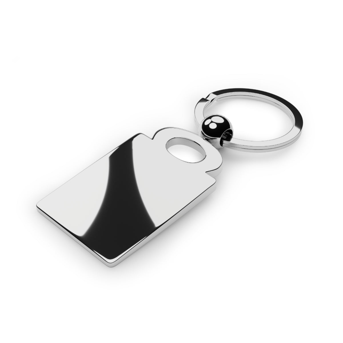 Lani™ Rectangle Photo Keyring – "Where Being Different is CELEBRATED!" Graphic