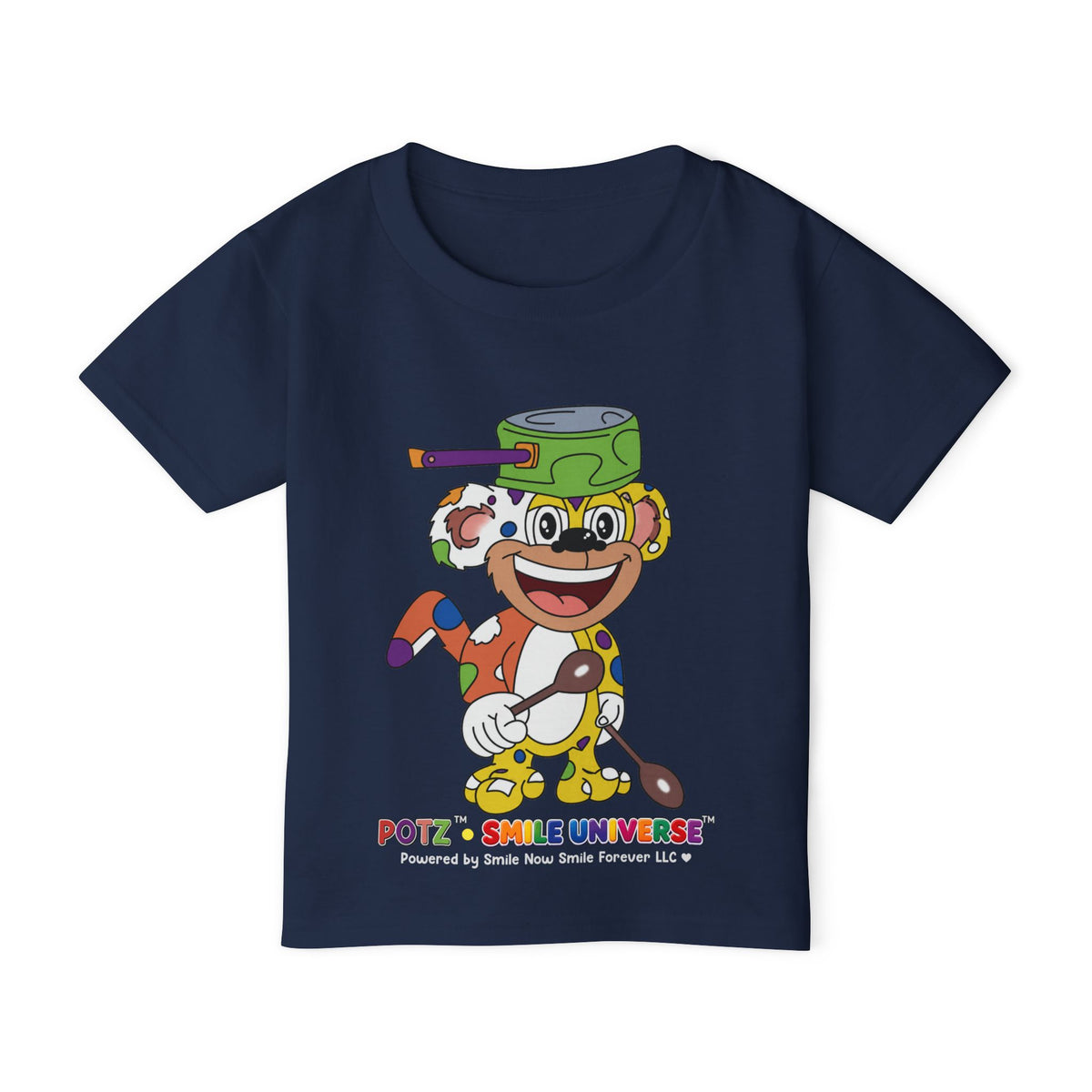 Potz™ Heavy Cotton™ Toddler T-Shirt – Playful Graphic Tee | Smile Universe Collection