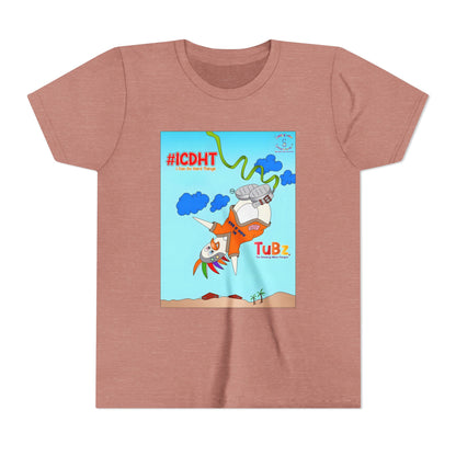 TuBz™ "I Can Do Hard Things" Youth T-Shirt | Youth Short Sleeve Tee - Motivational Kids Graphic Tee