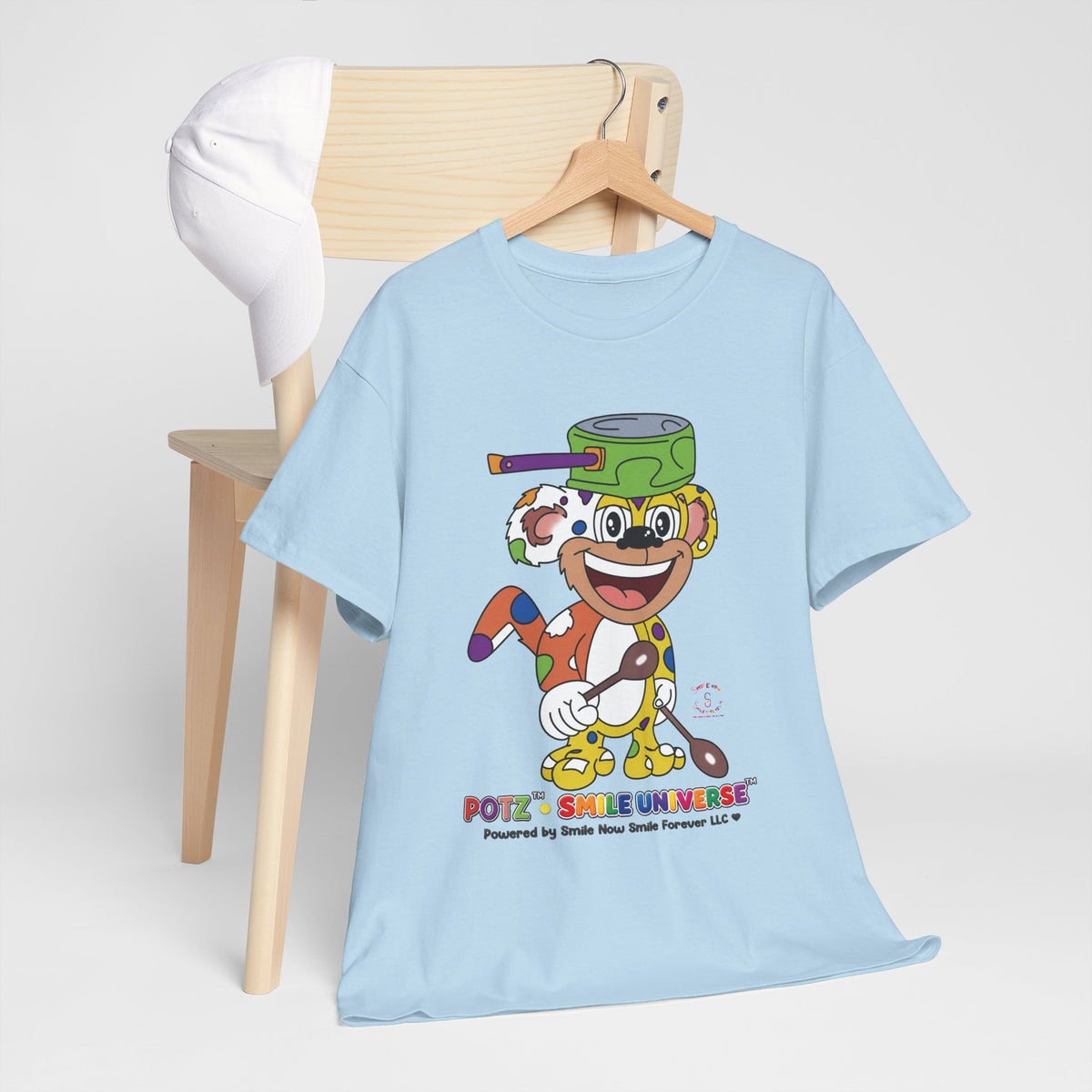 Potz™ Unisex Heavy Cotton™ Tee – Playful Graphic Tee | Smile Universe Collection
