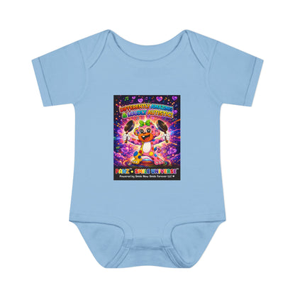Panz™ Infant Baby Rib Bodysuit – "Differently Amazing & Loudly Autistic!" Graphic | Smile Universe Collection