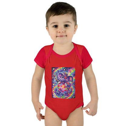 Piklez™ Infant Baby Rib Bodysuit – "Magic Paint!" Graphic | Smile Universe Collection