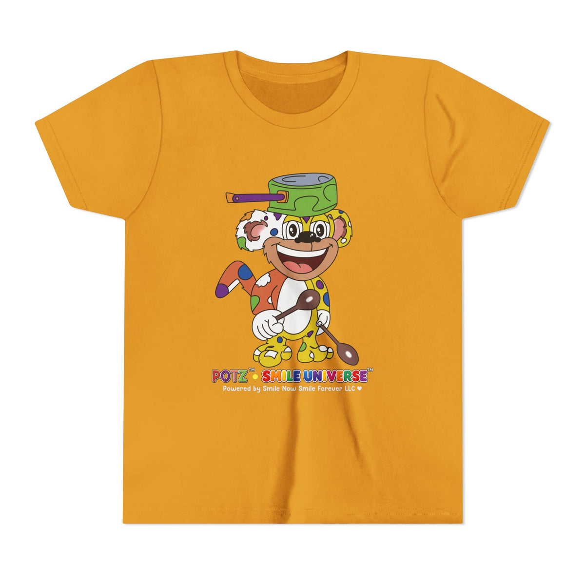 Potz™ Youth Short Sleeve Tee – Playful Graphic Tee | Smile Universe Collection