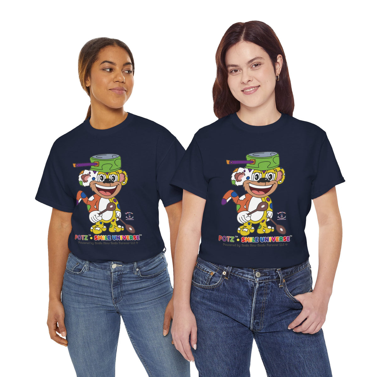 Potz™ Unisex Heavy Cotton™ Tee – Playful Graphic Tee | Smile Universe Collection