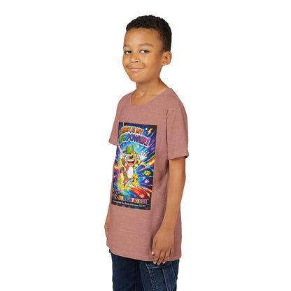 Potz™ Youth Short Sleeve Tee – "Energy is My Superpower!" Graphic Tee | Smile Universe Collection