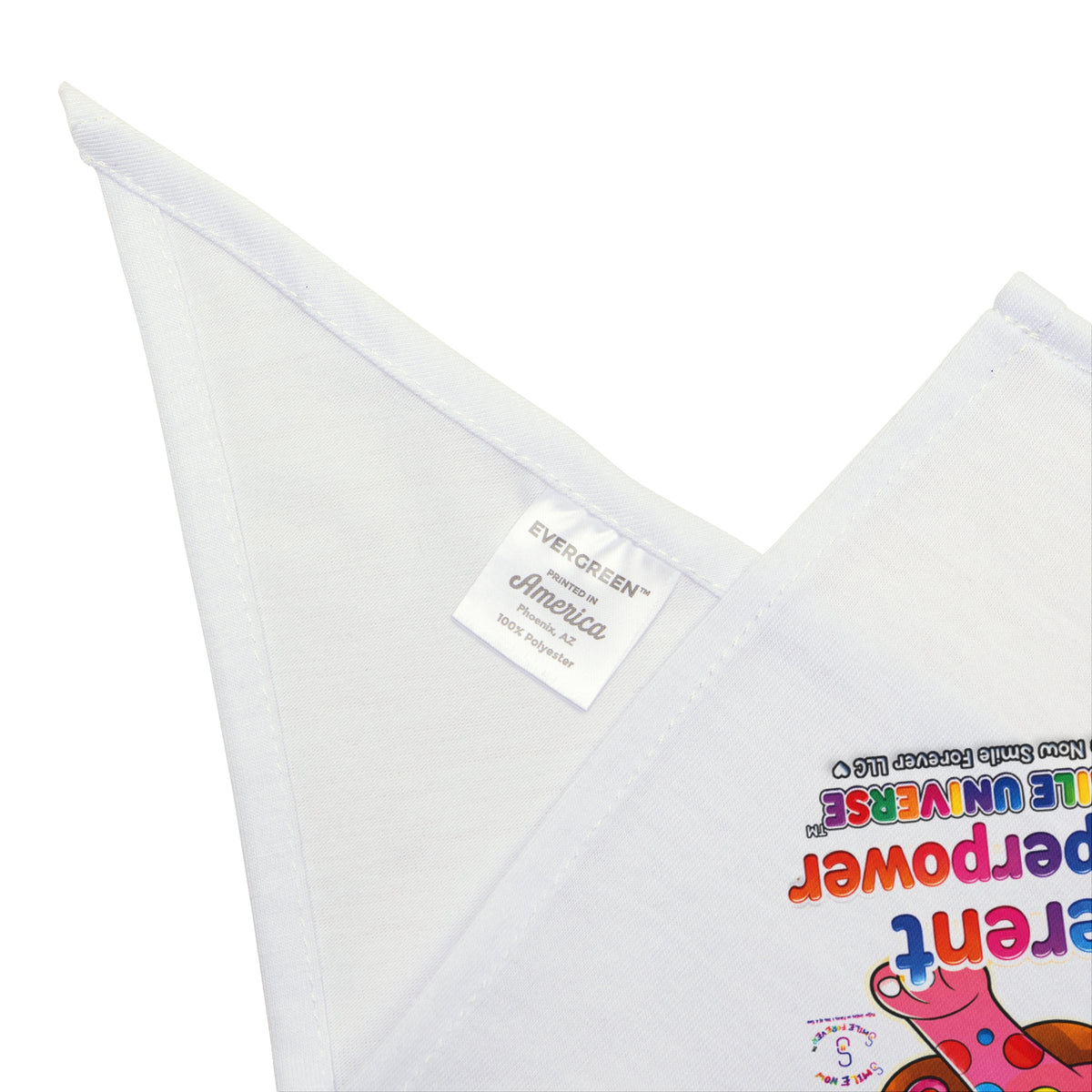 Panz™ Pet Bandana – "Different is My Superpower" Graphic | Smile Universe Collection