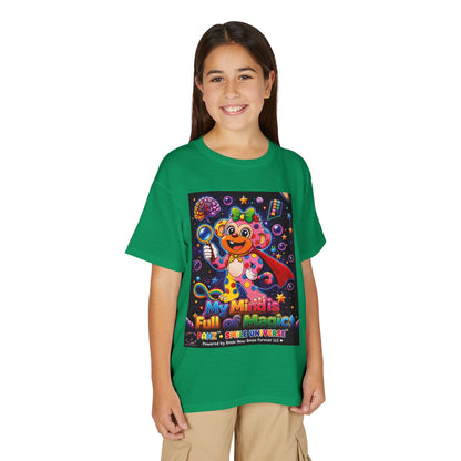 Panz™ Youth DryBlend® T-Shirt – "My Mind is Full of Magic" Graphic | Smile Universe Collection