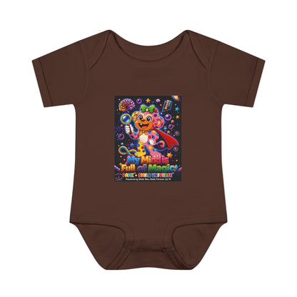 Panz™ Infant Baby Rib Bodysuit – "My Mind is Full of Magic" Graphic | Smile Universe Collection