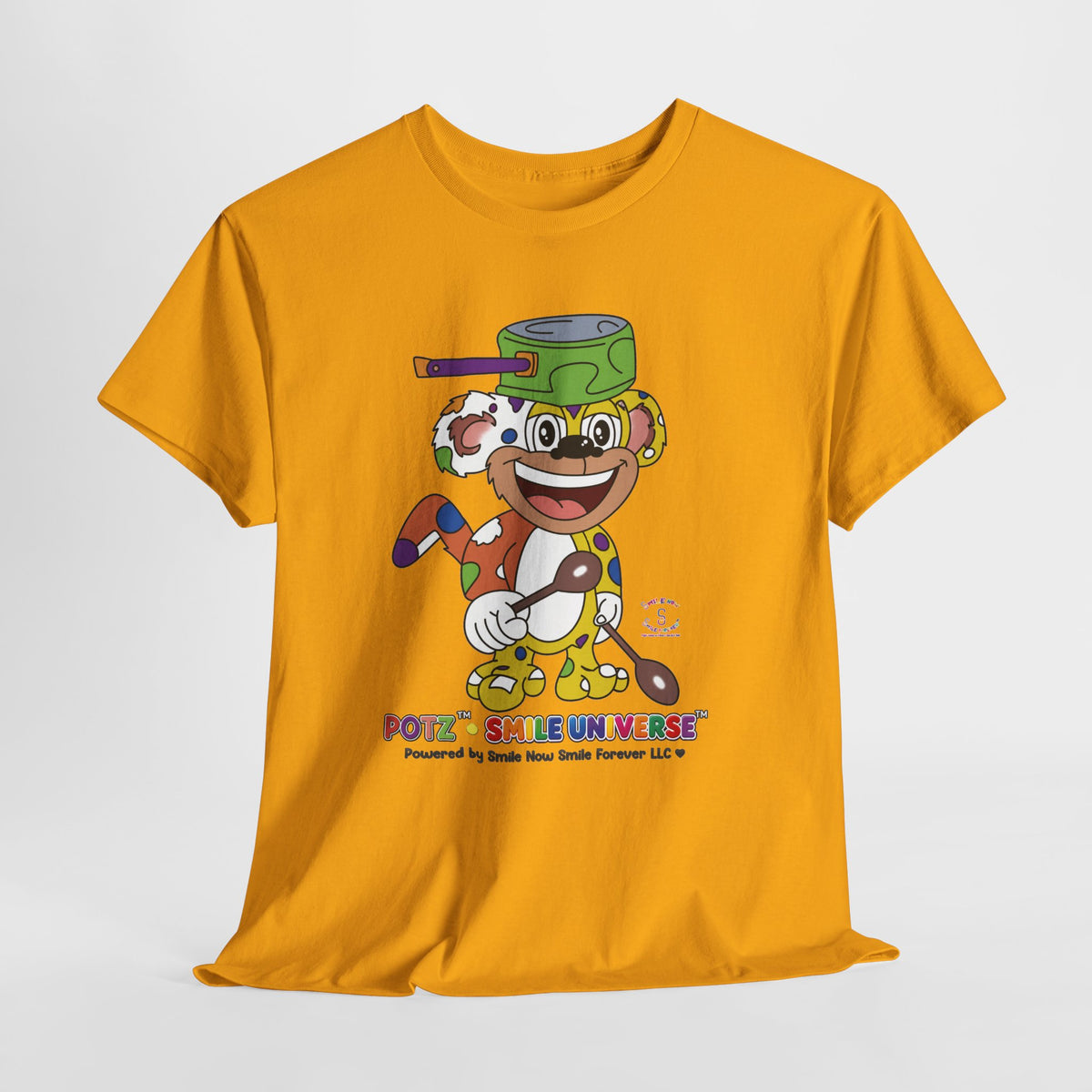 Potz™ Unisex Heavy Cotton™ Tee – Playful Graphic Tee | Smile Universe Collection