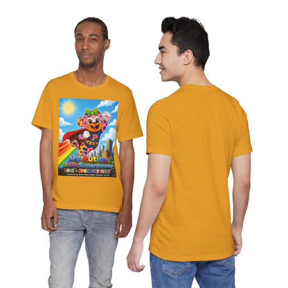 Panz™ Unisex Jersey Short Sleeve Tee – "My Autism is My Superpower" Graphic | Smile Universe Collection